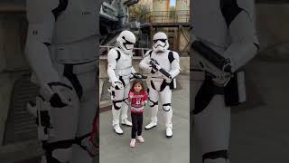 Making friends with the First Order. #disney #starwars #StormTrooper #funny #cute #trending #shorts