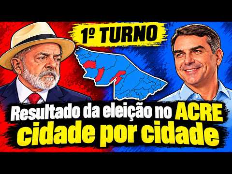 ACRE: Flávio venceu em 19 das 22 cidades no 1° Turno