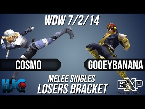 WDW 7/2/14 - GooeyBanana (Falcon) vs. Cosmo (Sheik/Falco) Melee Singles Bracket