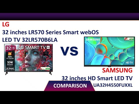 📺 LG 32 inches LR570 Series vs Samsung 32 inches H4550 Series | Smart LED TV Comparison!🔥