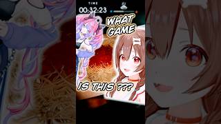 Korone got tricked by Vivi to play this Horror Game #inugamikorone #hololive #vtuber