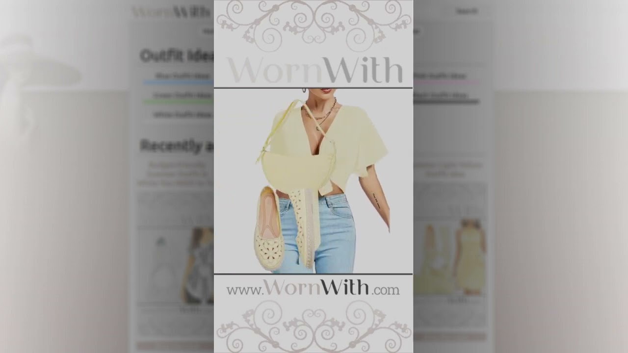 Summer Yellow Outfit Style Idea Yellow Trendy Outfit Idea to Try this Summer