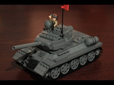 Lego Военная Академия /Lego Military Academy #3 (Tank T-34-85)
