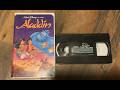 Vorspann Der US VHS Version Von Aladdin Aus Dem Jahr 1993