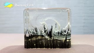 🌲DIY. Forest Landscape from Resin and Magnetic Sand | Resin Art ☁️