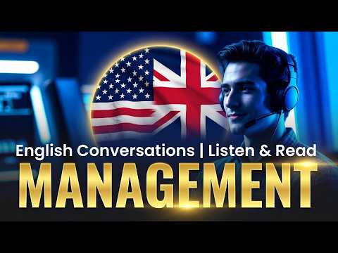 English Conversations | Listen & Read | Management