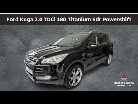 Ford Kuga 2.0 TDCi Titanium Powershift AWD Review @ Richard Lawson Autoecosse Dundee. AF65YFV