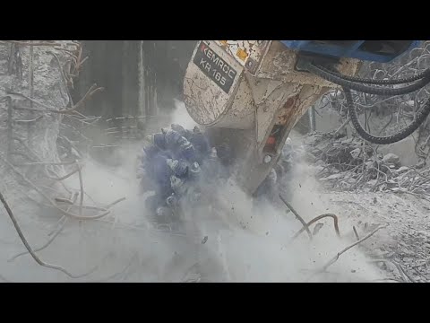 Fraise hydraulique conçue pour le creusement de tranchées, la démolition, les travaux de fondation et la construction de tunnels - KEMROC_1