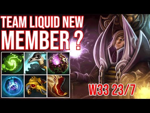 w33 Invoker Intense Game. Is He New Liquid Midlaner ??