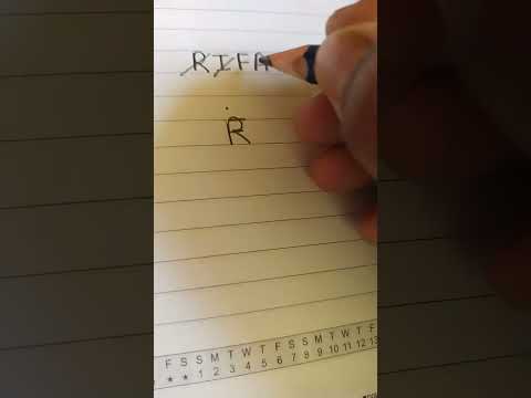 "Rifah" name short form ll What is your name ? ll #art #viral #shorts #youtubeshorts #viralshorts ll