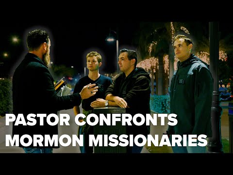 Pastor Confronts Mormon Missionaries