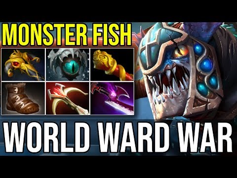 Real Monster Fish Back [Slark] The World Ward War WTF WARDED EVERYWHERE 7.18 | Dota 2 Highlights