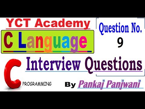 C Programming Interview Questions in Hindi Predict The Output 9