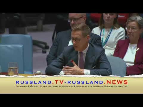 Finnlands Präsident Stubb legt drei Schritte zur Beendigung des Russland Ukraine Krieges vor