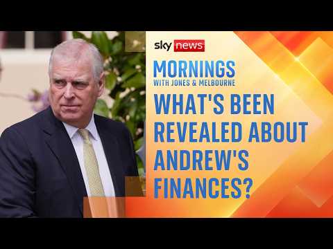 What did the royal finances report reveal about Andrew, Beatrice and Eugenie?