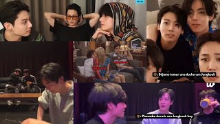 Download lagu When Taekook annoys the members during the live streams. mp3