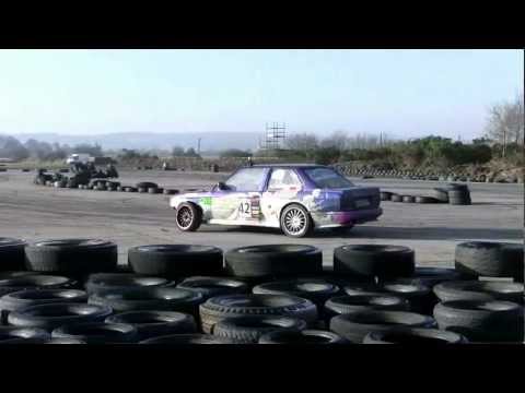 E30 M3 Koala S62 E39 M5 V8 engine drift Eglinton first time on track
