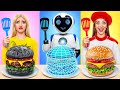 Me Vs Grandma Cooking Challenge With A Robot Fantastic Food Hacks By Multi DO Smile
