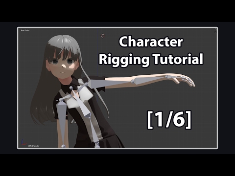1 6 Complete Character Rigging Guide w Hair Physics Blender Tutorial