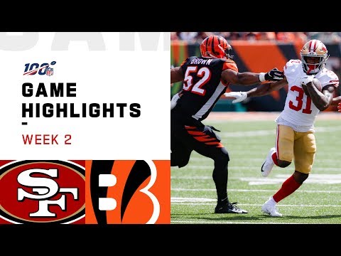 49ers vs. Bengals Week 2 Highlights | NFL 2019