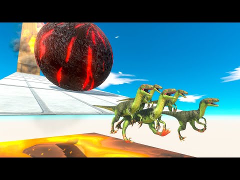 BE FAST and RUN AWAY on FIREBALL CHALLENGE - Animal Revolt Battle Simulator