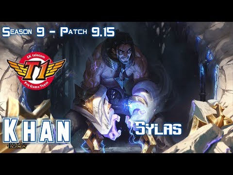 SKT T1 Khan SYLAS vs SWAIN Top - Patch 9.15 KR Ranked