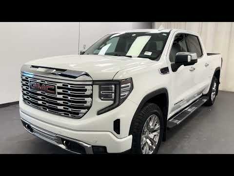 2023 GMC Sierra 1500 Crew Cab Short Box 4-Wheel Drive Denali in White for sale at Davis GMC Buick Lethbridge in Lethbridge, AB