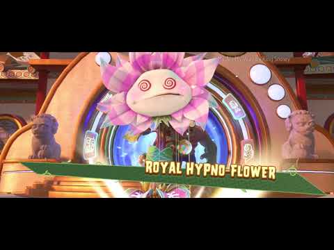 PvZ GW2 - The Zombie Bosses and AIs fight Royal Hypno Flower