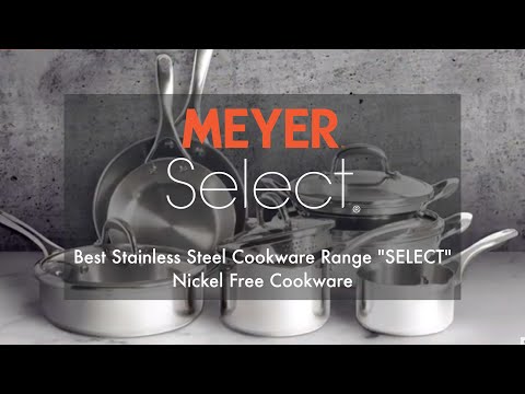 Pots and pans meyer 24cm stainless steel sautepan