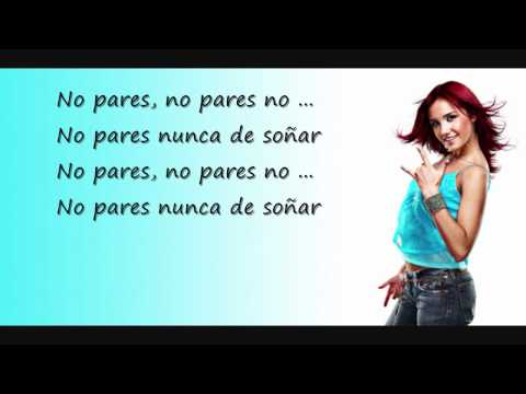 RBD - No Pares (Lyrics)