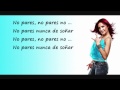 RBD - No Pares (Lyrics) 