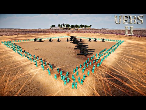 CAN A PUPPET TERRORIST AND STATIONARY ARTILLERY SURVIVE 2,000,000 ZOMBIES ? - UEBS 2 -