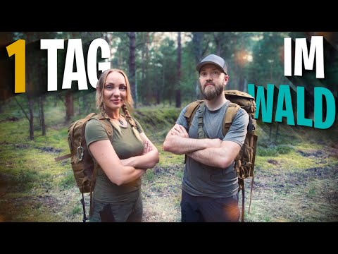 1 Bushcraft Tag im Wald: Wir entfliehen dem Großstadt Alltagsleben | Outdoor Bushcraft