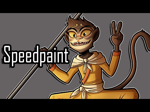 Sun wu kong - Speedpaint