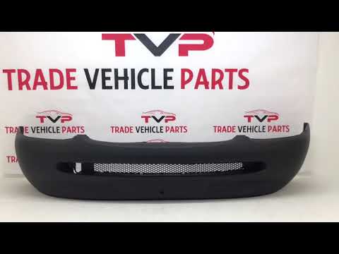 Fits Ford Escort 1995-2001 Front Bumper Primed With Grille No Fog Holes No Pdc Holes video