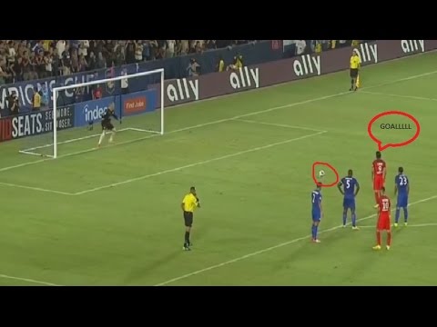 Edinson Cavani First Goal - PSG 1 - 0 Leicester City International Champions Cup 2016