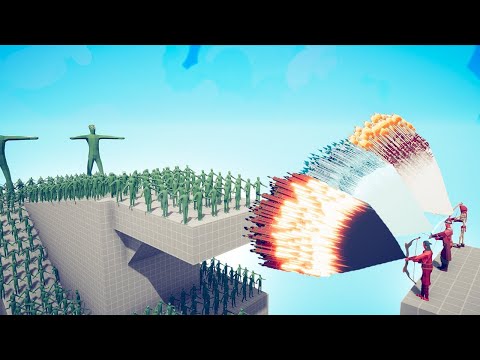 100x ZOMBIE + GIANT vs 3x EVERY GOD - TABS | Totally Accurate Battle Simulator 2023