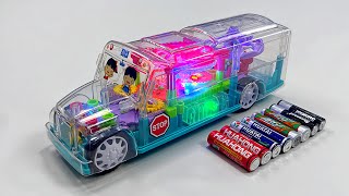 Download lagu Unboxing EV 3D school bus,RC Shark model car,RC Hamburger toy car,Tiger Bus mp3