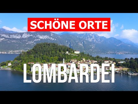 Städte der Lombardei | Mailand, Como, Bergamo, Brescia | 4k Video | Italien, Lombardei Drohne