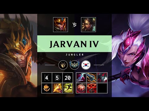 Jarvan IV Jungle vs Nidalee - KR Challenger Patch 25.14