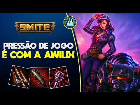Ela bota muita PRESSÃO nas partidas! AWILIX JUNGLER - ⚡ Smite BR Conquista