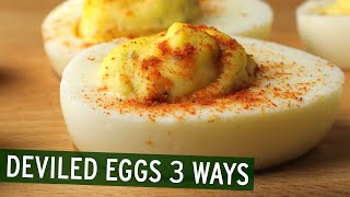 How to Boil Eggs | Deviled Eggs 3 Ways!
