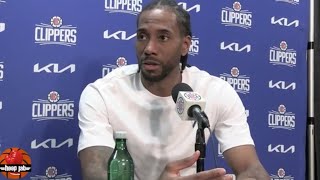 Kawhi Leonard On How Much The Clippers Miss Russell Westbrook. HoopJab NBA