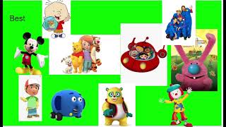 Best to worst Playhouse Disney characters (V2)