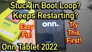 Onn Tablet: Stuck in Boot Loop? Keeps Restarting? Easy Fixes!