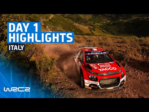WRC2 2024 第6戦ラリー・イタリア Day1ハイライト動画