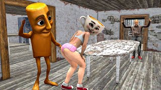 Grandpa x Tung Tung Sahur vs evil Ballerina Cappuccina | Sad Love Story. Funny Horror
