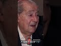 BOB ARUM SAYS “CANELO HASN’T BEEN AS GOOD” BREAKS DOWN BENAVIDEZ MATCHUP