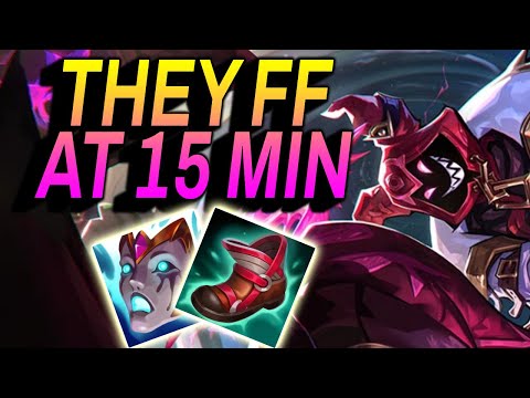 HOW TO WIN IN 15 MIN AS AD SHACO JUNGLE S14 PART1