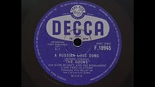 The Goons &#39;A Russian Love Song&#39; 1957 78 rpm